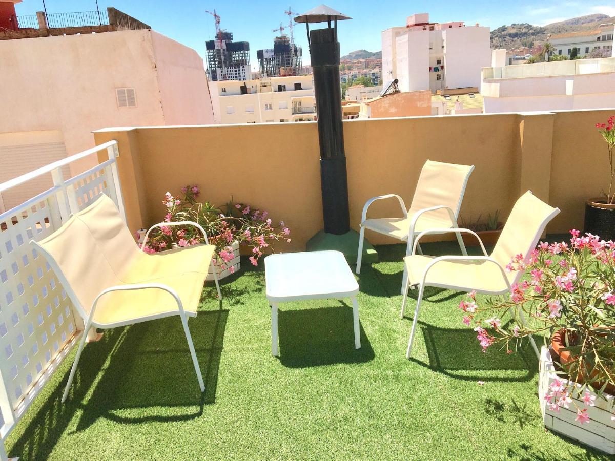 מאלגה Room With Single Bed In Typical Townhouse With Rooftop Terrace מראה חיצוני תמונה